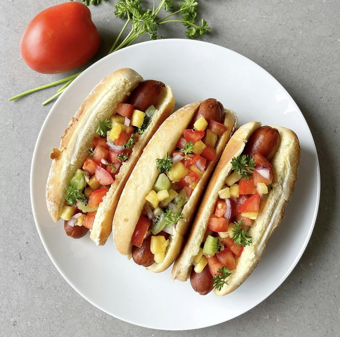 Hot Dogs with Pineapple Salsa truLOCAL Recipe
